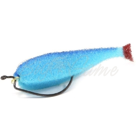 Поролоновая рыбка LEX Classic Fish 10 OF2 BLBLB (синее тело / синяя спина / красный хвост) фото 1