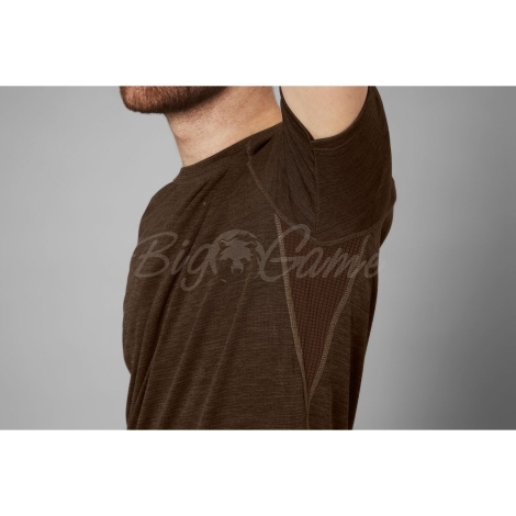 Футболка SEELAND Active S/S T-Shirt цвет Demitasse Brown фото 2