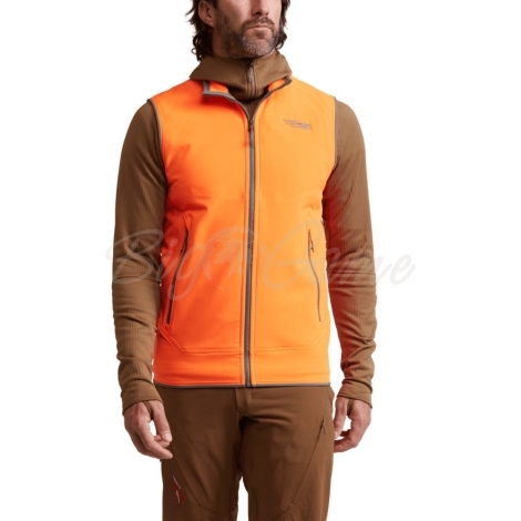 Жилет SITKA Alpha Fleece Vest цвет Blaze Orange фото 5