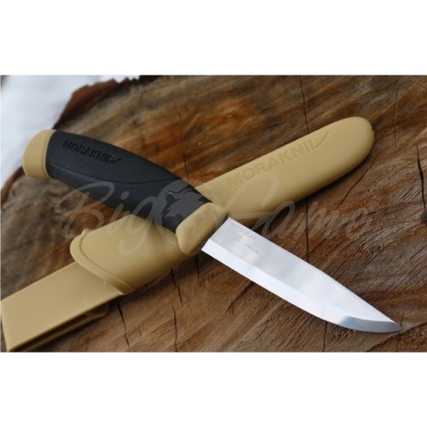 Нож MORAKNIV Companion цв. песочный / черный фото 1