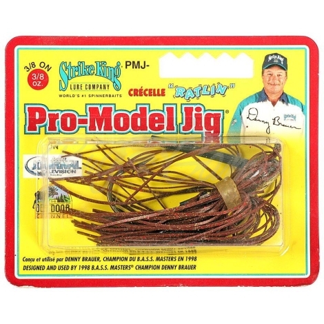 Бактейл STRIKE KING Pro-Model Jig 10,5 г (3/8 oz) цв. chameleon crawfish фото 1