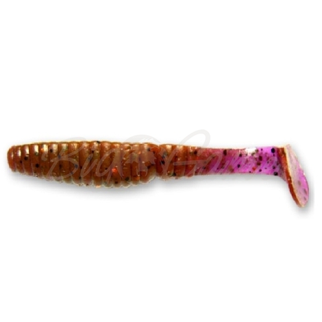 Виброхвост CRAZY FISH Scalp Minnow 5,5" (4 шт.) зап. кальмар, код цв. 12 фото 1