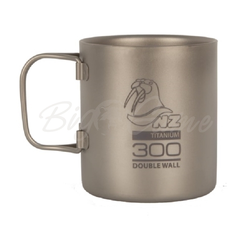 Термокружка NOVAYA ZEMLYA Ti Double Wall Mug (титан) 300 мл фото 1