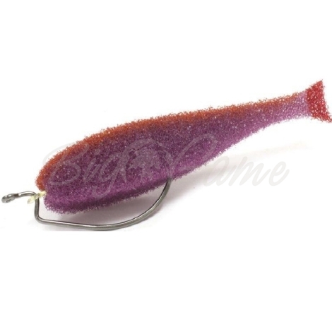 Поролоновая рыбка LEX Classic Fish 12 OF2 POB (фиолетовое тело / оранжевая спина / красный хвост) фото 1
