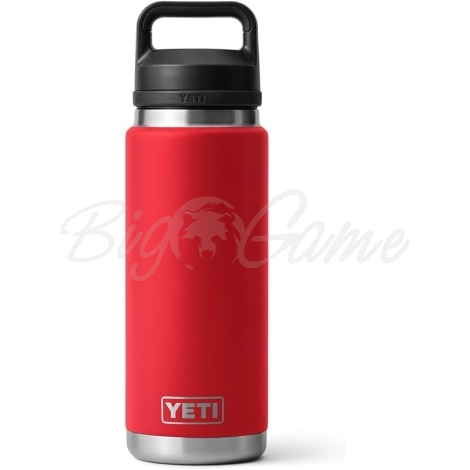 Термос YETI Rambler Bottle Chug Cap 760 цвет Rescue Red фото 1