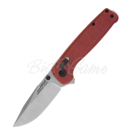 Нож складной SOG Terrminus XR D2 рукоять стеклотекстолит G10 цв. Красный фото 1