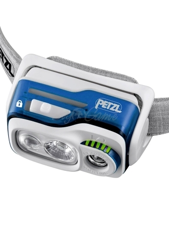 Фонарь налобный PETZL Swift RL 900 люмен цвет синий фото 3