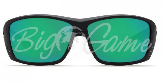 Очки поляризационные COSTA DEL MAR Cat Cay 580P р. L цв. Blackout цв. ст. Green Mirror фото 3