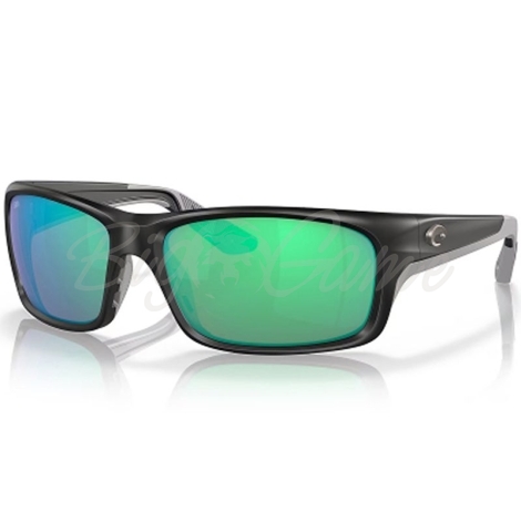 Очки поляризационные COSTA DEL MAR Jose Pro 580G цв. Matte Black цв. ст. Green Mirror фото 1