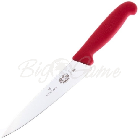Нож с фиксированным клинком VICTORINOX 5.2001.15 нержавеющая сталь рукоять Полипропилен цв. Красный фото 1