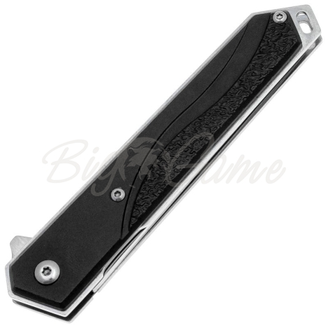 Нож складной полуавтоматический BOKER Japanese Iris сталь 440А рукоять Алюминий цв. Черный фото 3