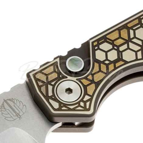 Нож складной автоматический PRO-TECH Strider Custom рукоять титан цв. Черный фото 4