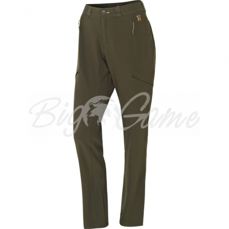 Брюки HARKILA Herlet Tech Lady Trousers цвет Willow green фото 1