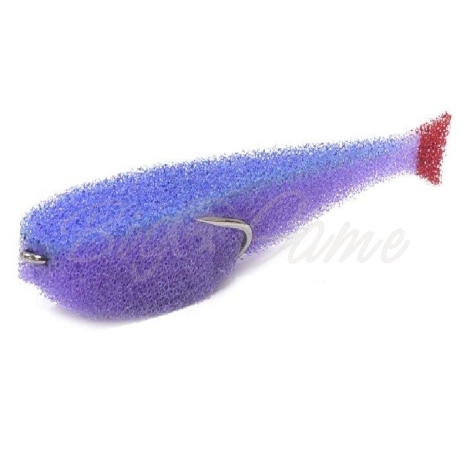 Поролоновая рыбка LEX Classic Fish CD UV 11 LBLB (сиреневое тело / синяя спина / красный хвост) фото 1
