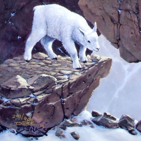 Картина Derk репродукция «Белые козы» фото 2