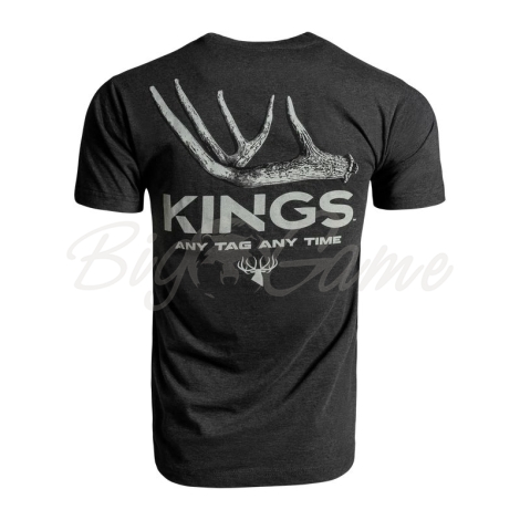 Футболка KING'S Whitetail Shed Tee цвет Heather Graphite фото 3