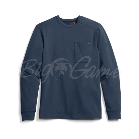 Лонгслив SITKA Foothills LS Crew цвет Starlight Blue фото 2