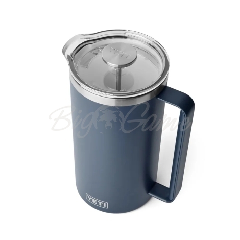 Кофейник YETI Rambler French Press 1005 (34 oz) цв. Navy фото 9