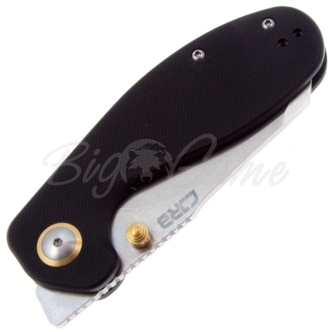 Нож складной полуавтоматический CJRB Maileah сталь AR-RPM9 рукоять стеклотекстолит G10 цв. Черный фото 3