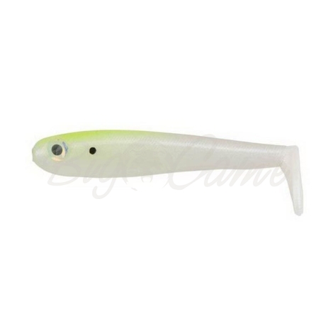 Виброхвост PRADCO YUM Money Minnow 3,5 8,8 см (5 шт.) цв. pearl / chartreuse back фото 1