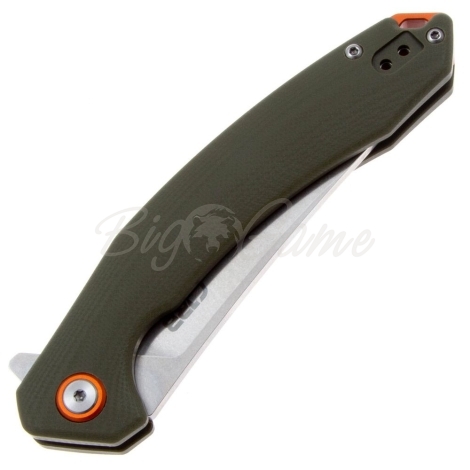 Нож складной CJRB Gobi AR-RPM9 рукоять стеклотекстолит G10 цв. Зеленый фото 2