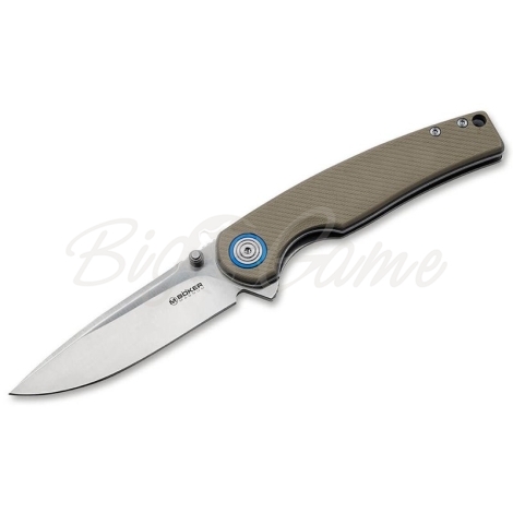 Нож складной BOKER Rekin сталь 440A рукоять G10 цв. Черный фото 1