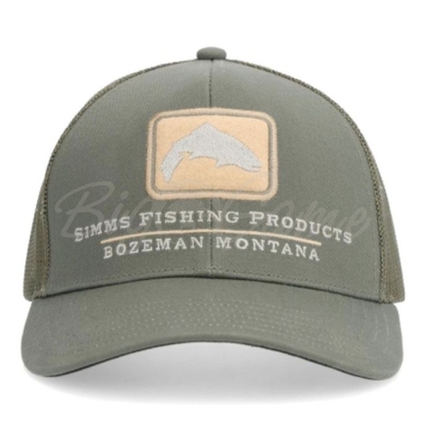 Кепка SIMMS Double Haul Trucker цвет Smokey Olive фото 1