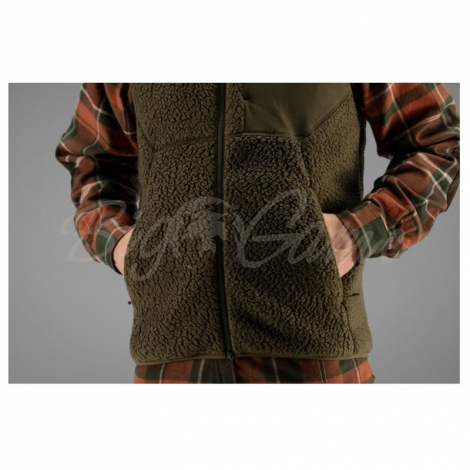 Жилет HARKILA Polar fleece waistcoat цвет Willow green фото 2