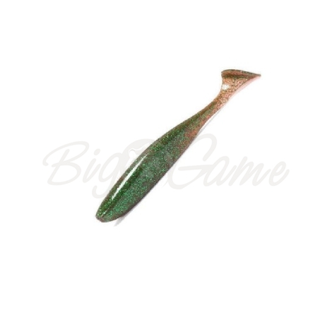 Виброхвост KEITECH Easy Shiner 4" (7 шт.) цв. #302 Plum Green FLK фото 1
