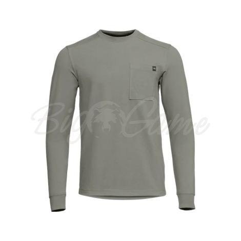 Лонгслив SITKA Foothills LS Crew цвет Field Gray фото 1