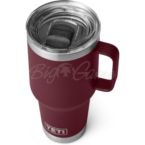 Термокружка YETI Rambler Travel Mug 887 цвет Wild Vine Red фото 2