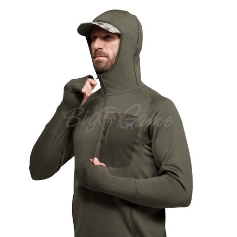 Толстовка SITKA Fanatic Hoody New цвет Deep Lichen фото 7