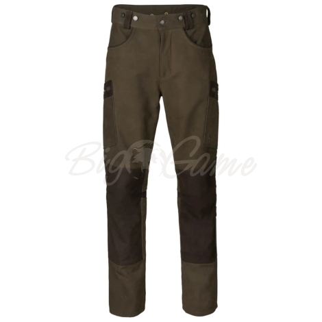 Брюки HARKILA Pro Hunter Leather Trousers цвет Willow green фото 1