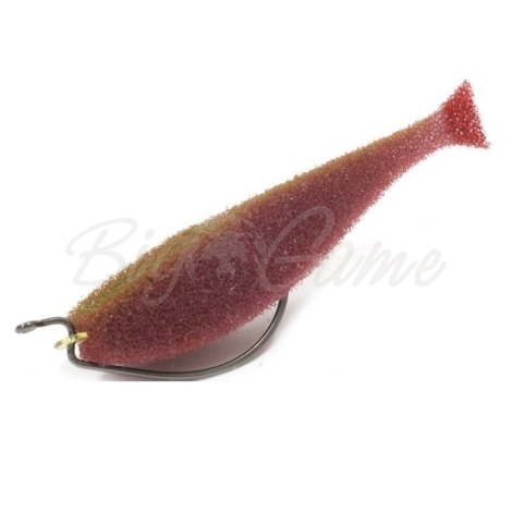 Поролоновая рыбка LEX Classic Fish 8 OF2 BLB (кирпичное тело / салатовая спина / красный хвост) фото 1