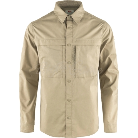Рубашка FJALLRAVEN Abisko Trail Shirt LS цвет Fossil фото 1