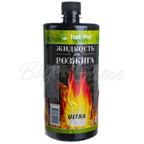 Жидкость для розжига HOT POT ULTRA 1 л углеводородная фото 4