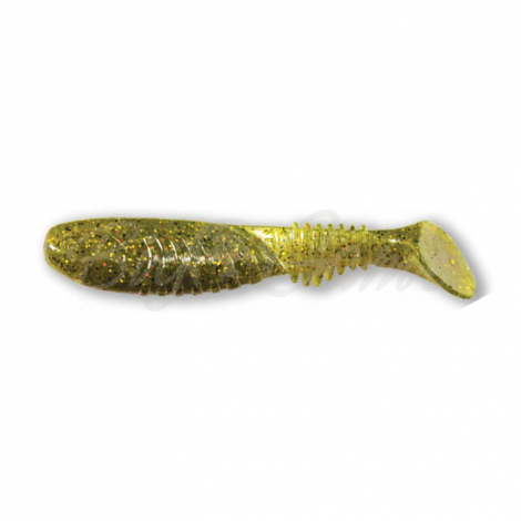 Виброхвост CRAZY FISH Dainty 3,3" (6 шт.) зап. кальмар, код цв. 1 фото 1