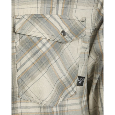 Рубашка KING'S Western Snap Flannel цвет Western Khaki Plaid фото 6