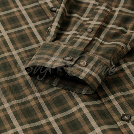 Рубашка HARKILA Milford Shirt цвет Willow green check фото 3