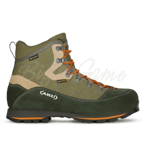 Ботинки горные AKU Trekker III Wide GTX цвет Green / Orange фото 5