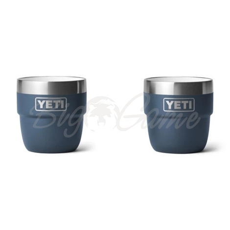 Термочашка YETI Rambler Espresso Stackable Cup (2 шт.) 120 цвет Navy фото 1