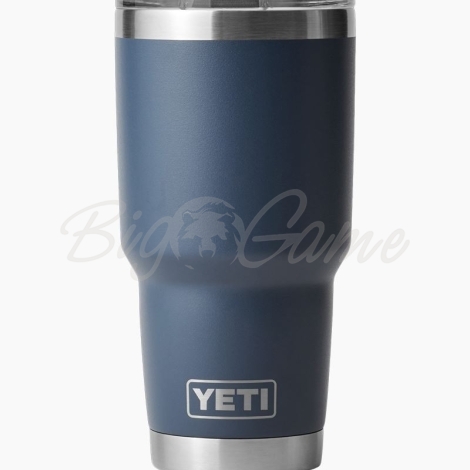 Термокружка YETI Rambler Travel Mug 887 цвет Navy фото 1