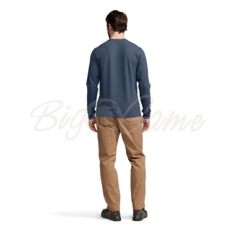 Лонгслив SITKA Foothills LS Crew цвет Starlight Blue фото 6