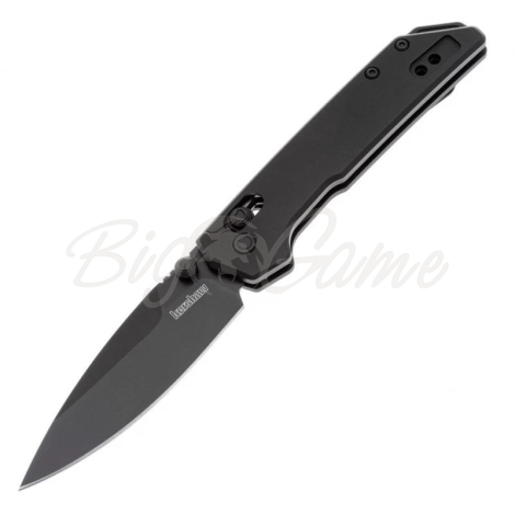 Нож складной полуавтоматический KERSHAW Mini Iridium Сталь D2 рукоять 6061 T-6 Алюминий цв. Черный фото 1
