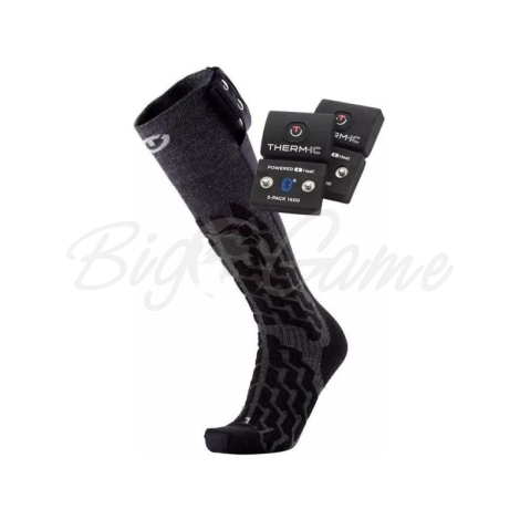 Носки с подогревом THERM-IC Powersocks Set Heat FusionUni+S-pack1400 цвет Black фото 1