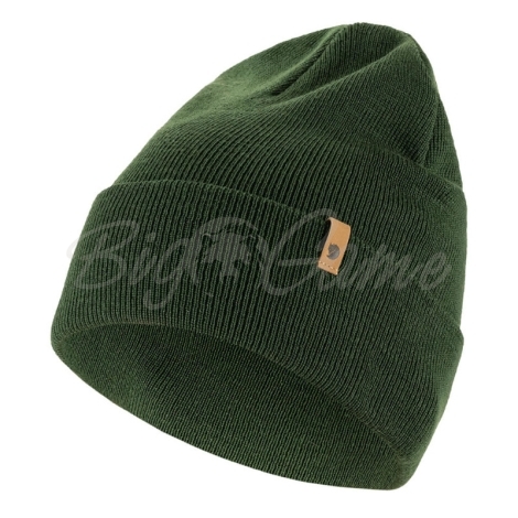 Шапка FJALLRAVEN Classic Knit Hat цвет Deep Forest фото 3