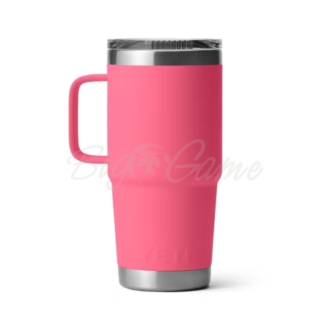 Термокружка YETI Rambler Travel Mug 591 цвет Tropical Pink фото 2