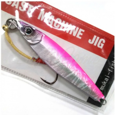 Пилькер MUKAI Cast Machine Jig 20 г код цв. Pink Silver фото 1