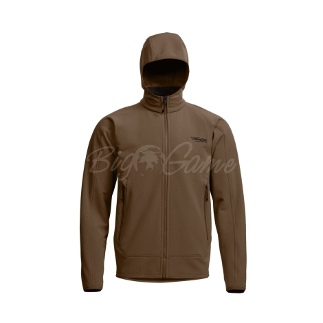 Толстовка SITKA Alpha Fleece Hooded Jacket цвет Cattail Brown фото 1