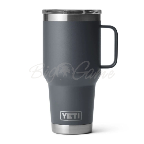 Термокружка YETI Rambler Travel Mug 887 цвет Charcoal фото 1